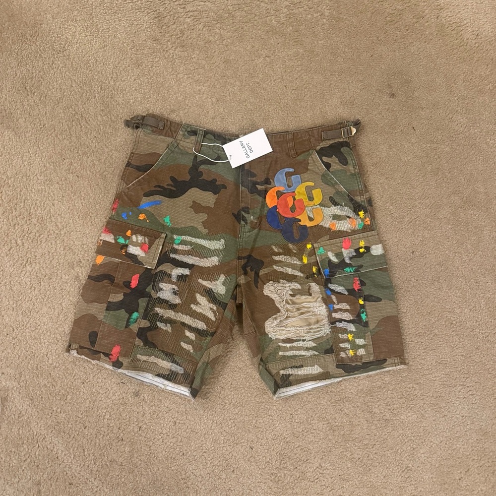 Gallery Dept Brown Cargo Shorts
